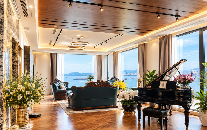 SỐC! 2X TỶ SỞ HỮU BIỆT THỰ 300M² VIEW VỊNH – FULL NỘI THẤT GỖ ÓC CHÓ!